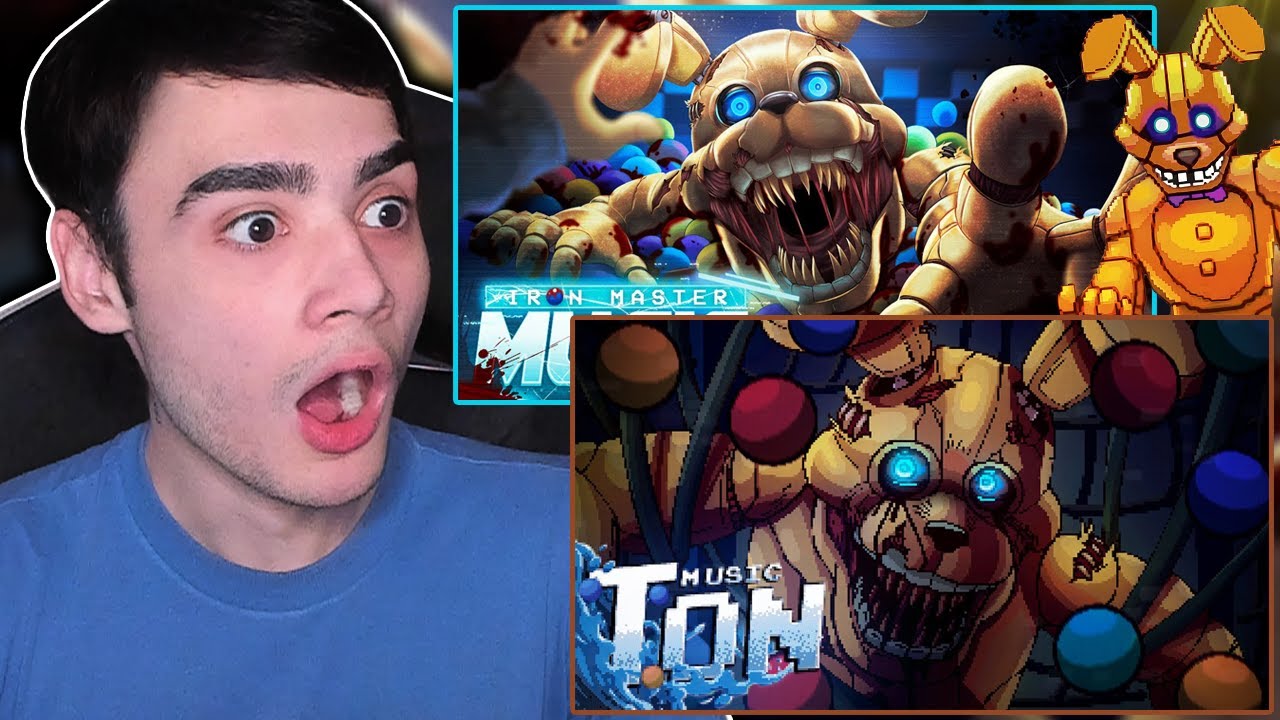 REACTs | Mergulho Na Escuridão - FNAF: Into The Pit / Sua Agonia - Spring Bonnie/Coelho Amarelo