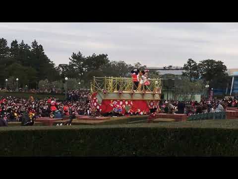 今年限り！東京ディズニーランドのパレード「ベリー・ミニー・リミックス」①-A みんなでパラパラを踊ろう！