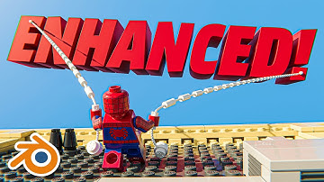 New LEGO Spider-Man Web Rig Update for Blender