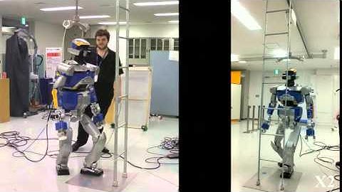 Vertical Ladder Climbing by the HRP-2 Humanoid Robot