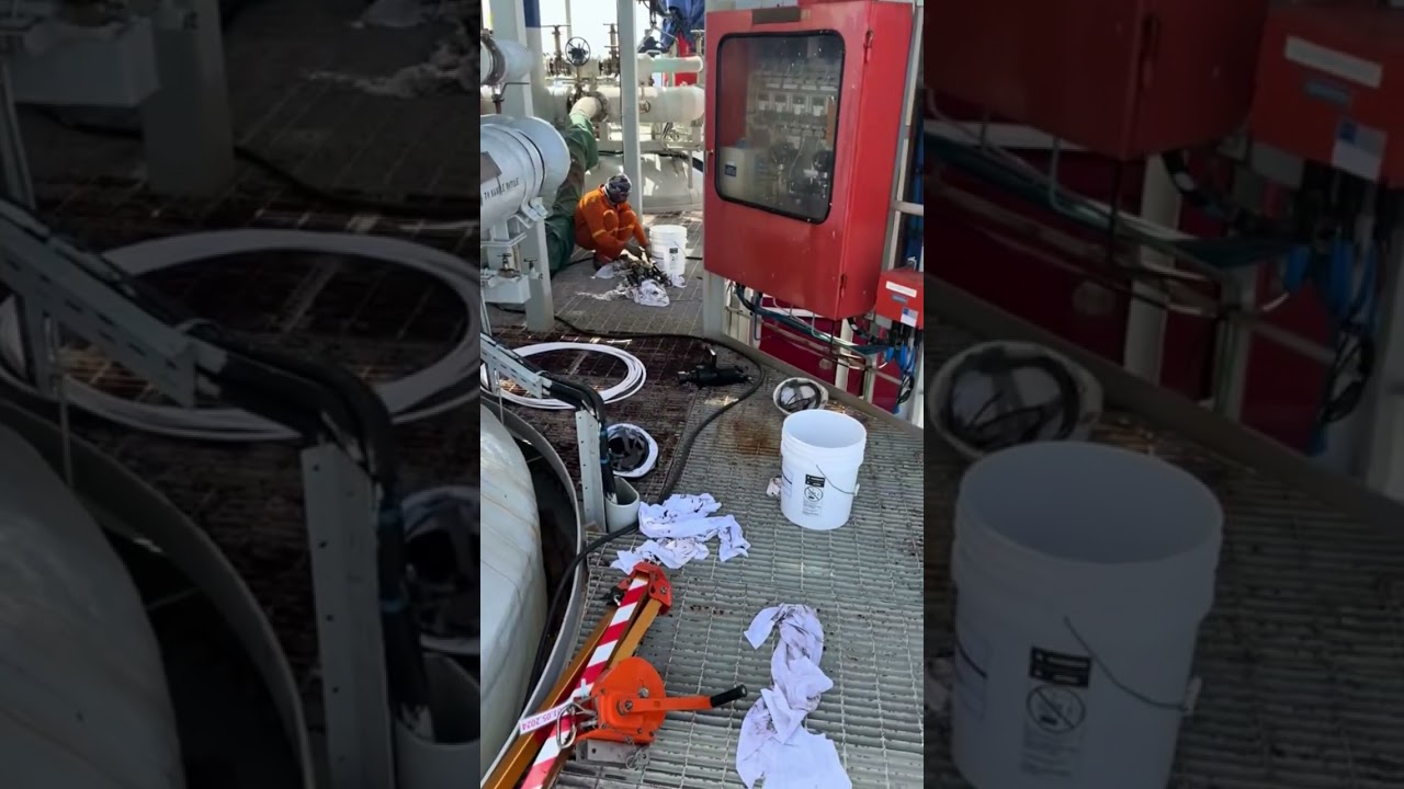 Visual inspection of cargo tank Type C onboard of Ethylene carrier - all procedure and explanation!