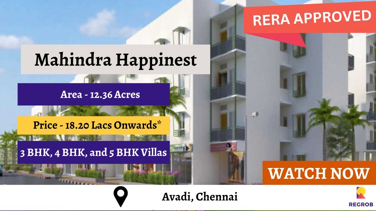 1 & 2 BHK Flats For Sale in Avadi, Chennai ☎️+916366782381 Actual