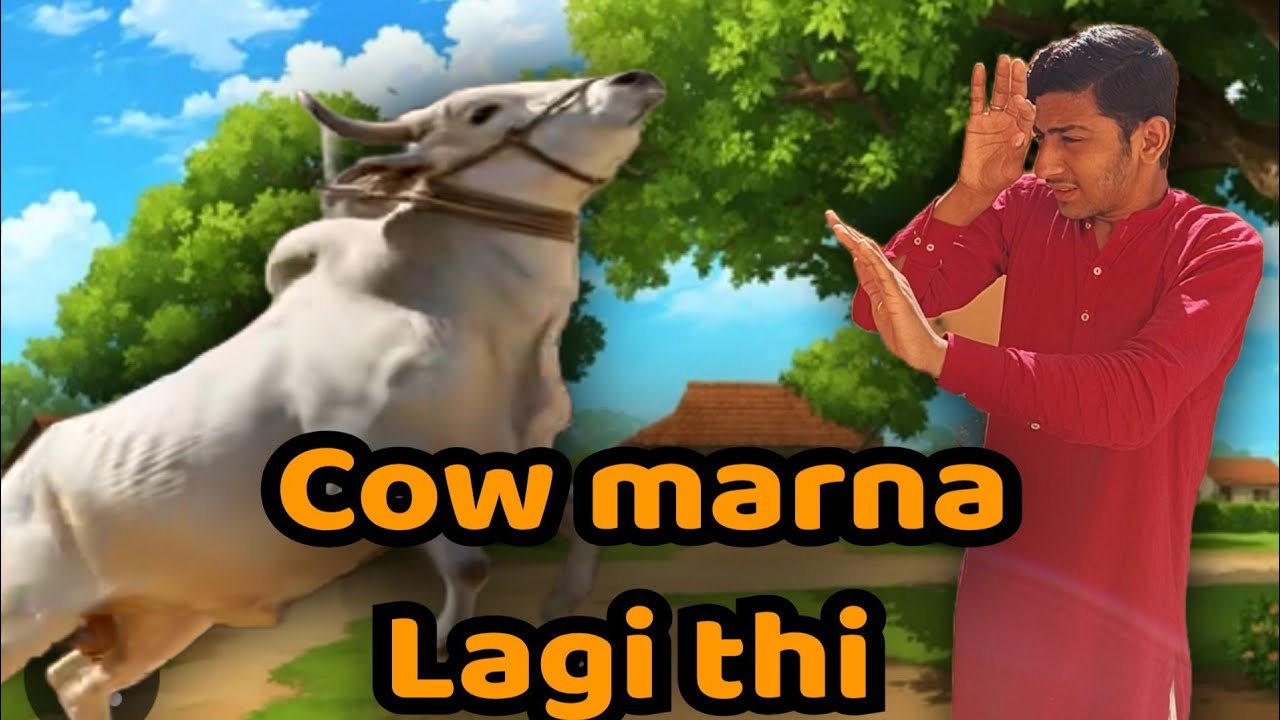 Cow marna lagi thi😭) Mary reaction dakhy😫😂) 