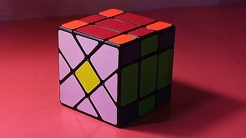 beautiful pattern on fisher cube