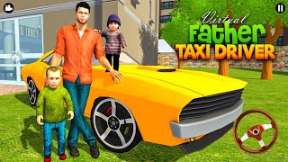 Virtual Single Poor Father Taxi Driver 3D Simulator - android gameplay. screenshot 5