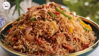 Fajita Rice Recipe 😍 Quick & Easy Dinner Recipe by (Yes I Can Cook)