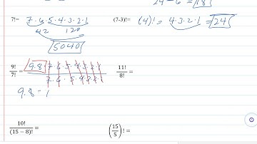Evaluate Factorial Expressions