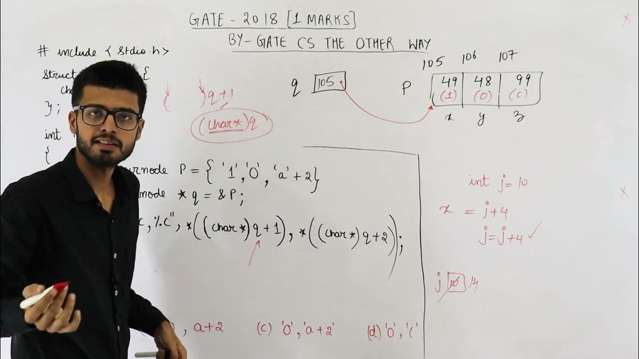 Gate 2018 Pyq C Programming Consider The Following C Program Struct c-programming-tutorial-69-passing-structures-to-functions-youtube