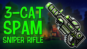 NEW 3-CAT SPAM Sniper Rifle Dimerian Divider Review Pixel Gun 3D