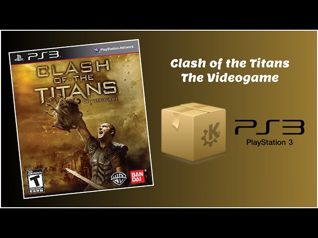 Clash Of The Titans The Videogame PS3