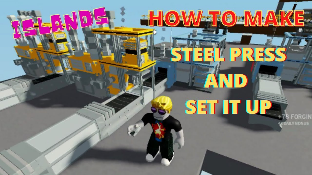 2x Steel Press Per Roblox Islands – Oggetto Di Gioco Raro + Semi Di Bacche In Omaggio