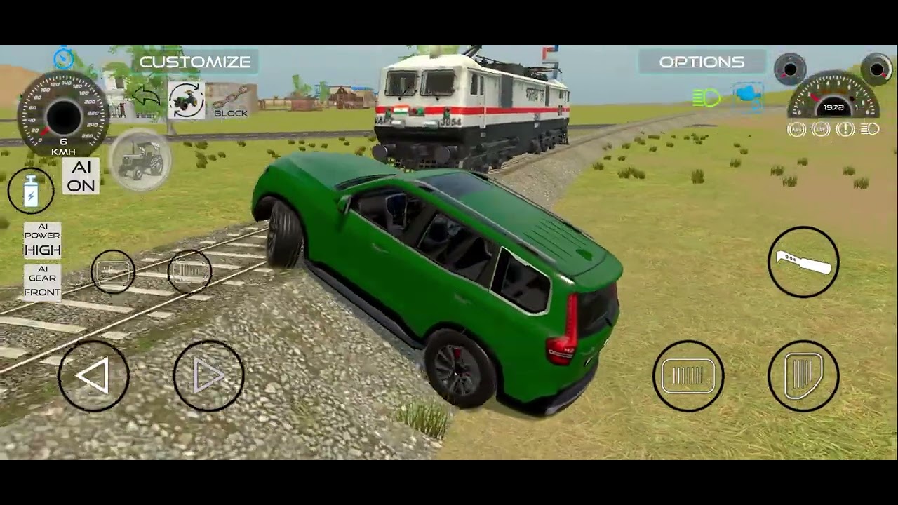 Let’s play with car 🚙 and electric locomotives🚊 in simulator game || GAMER.TV