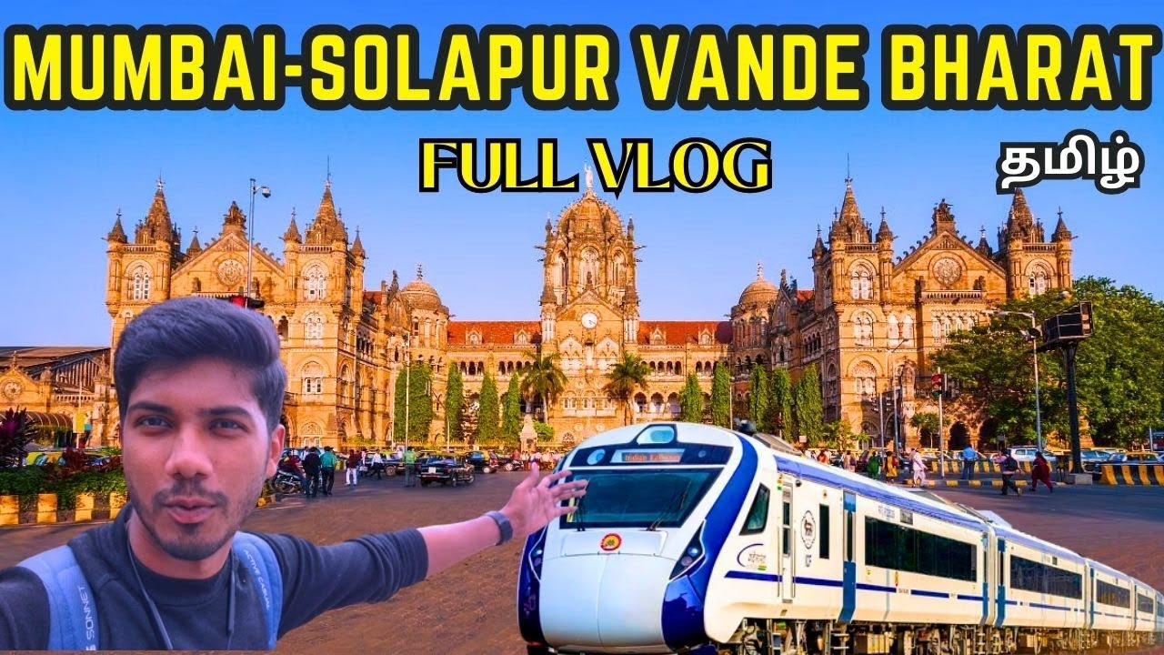 Mumbai To Solapur Vande Bharat Express Train Journey | Vande Bharat Express Tamil | Mathan's Journey