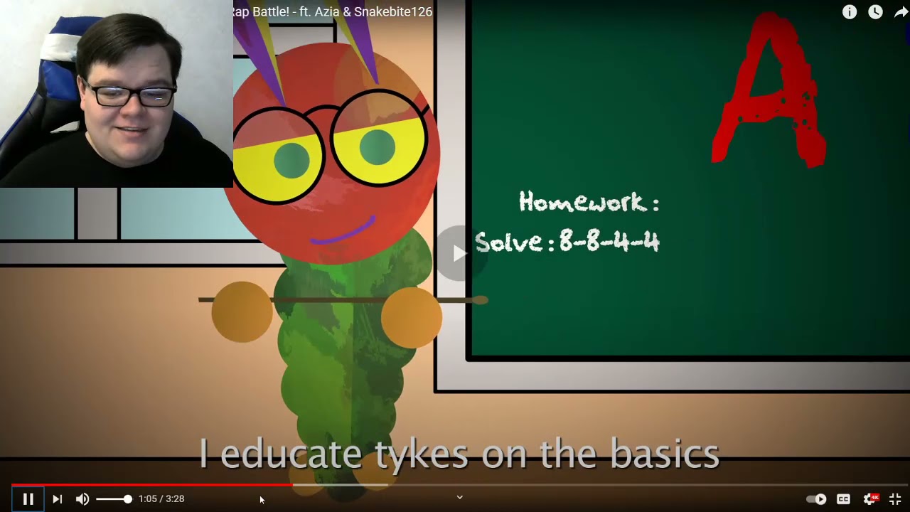 Kirby vs The Very Hungry Caterpillar RAP[ BATTLE REACTION!! YouTube