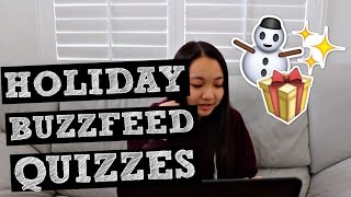 HOLIDAY BUZZFEED QUIZZES