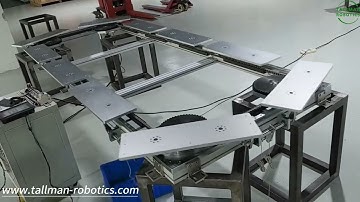 Rectangle Chain Driven Circular Conveyor System from TallMan Robotics