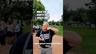 Charlie Kirk Fan REJECTS MAGA Hate Speech Laws! #mbrrmedia #tpusa #charliekirk #wearecharliekirk