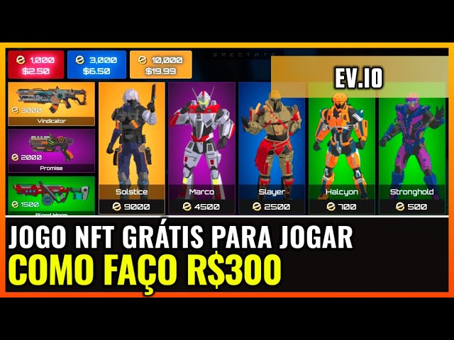 JOGO DE TIRO FPS GRÁTIS PAGANDO BEM E DE FORMA SIMPLES - FREE TO PLAY PLAY  TO EARN - EV.IO 