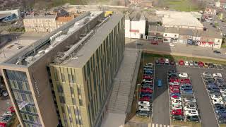 Hampton Hilton Hotel Drone video.