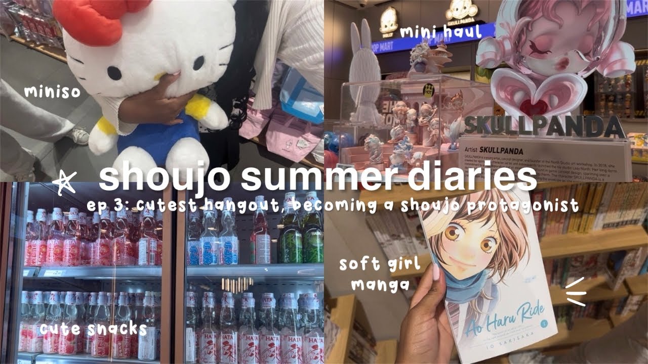 shoujo summer diaries 🍧: cute finds, shoujo manga, fun hangout, yummy food