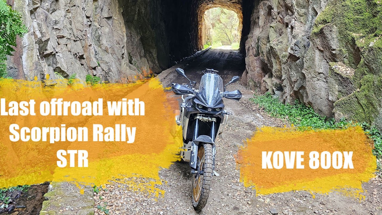 Last offroad with the stock Scorpion Rally STR  - Kove 800X