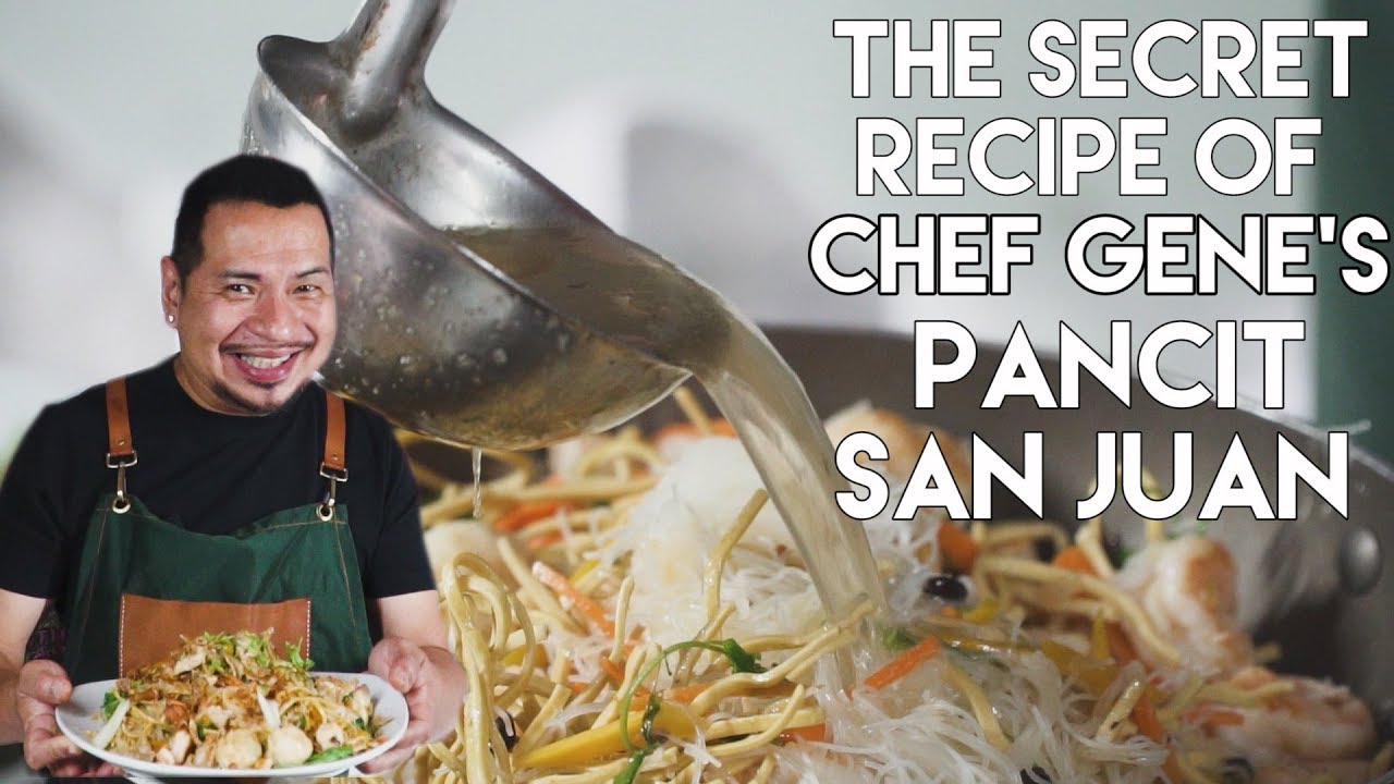 A Recipe I Humbly Gave to The City and Mayor of San Juan, My Pancit San Juan Recipe | Gene Gonzalez