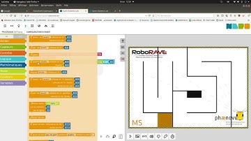 Open Roberta LAB Programmmation et simulation Robot ONLINE épreuve labyrinthe 720p