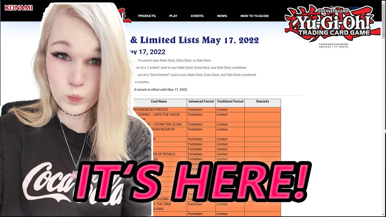 THE BANLIST IS HERE? WHAT THE F*** IS HAPPENING - MAY 2022 BANLIST REACTION - Yu-Gi-Oh!