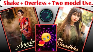 Anushri mane and Shraddha pawar  status editing | alight motion video editing | two model use | screenshot 5