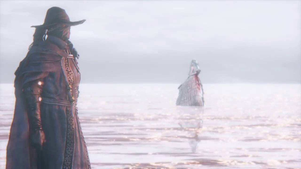 Bloodborne the red moon cutscene
