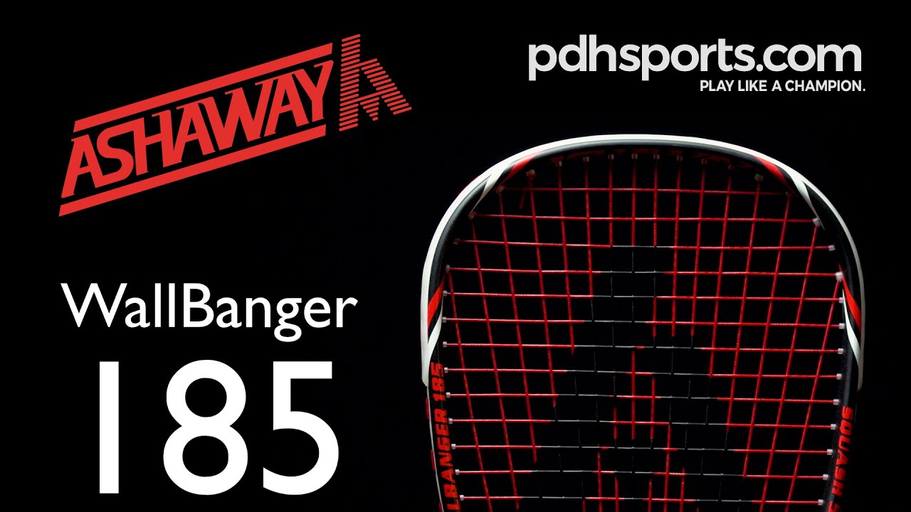 Ashaway WallBanger 185 Racketball Racket Review by pdhsports.com - YouTube