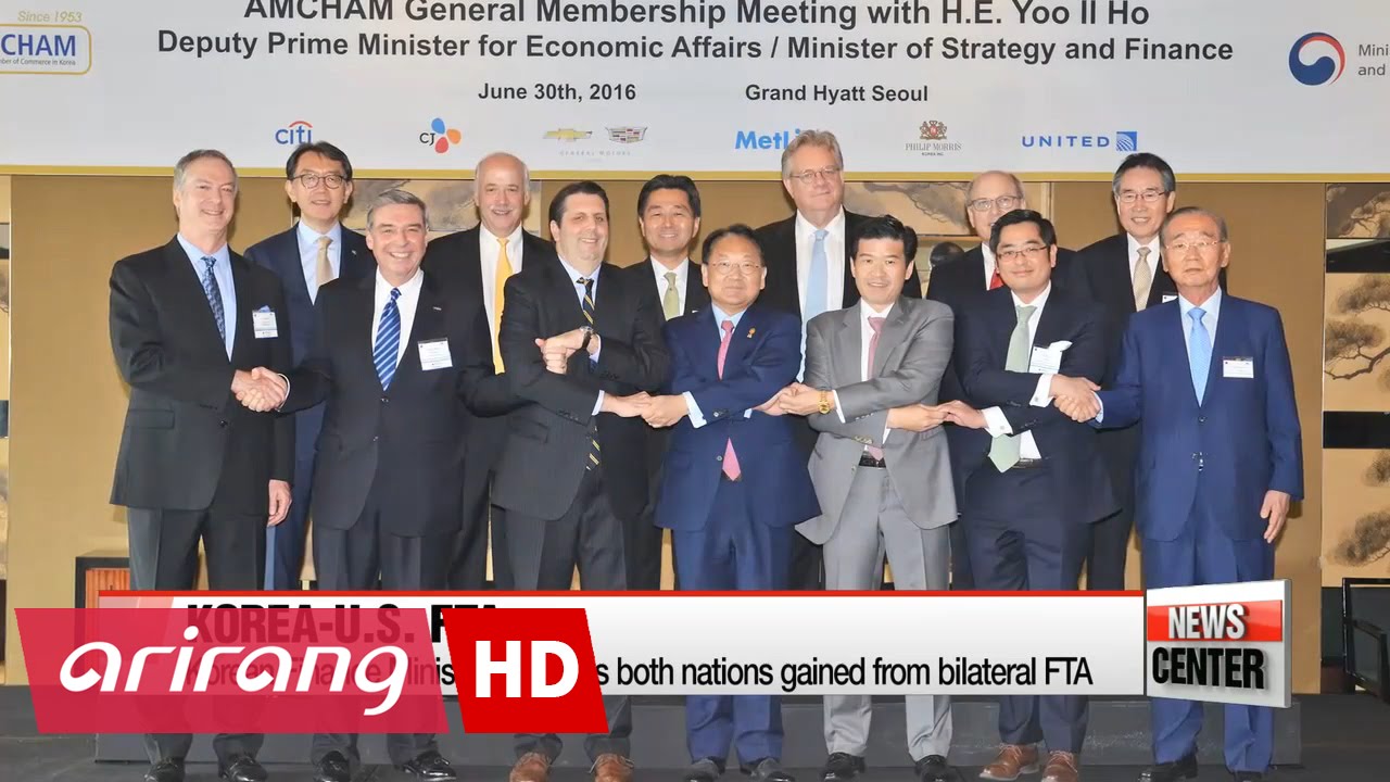 Korean finance minister says Korea-U.S. free trade is mutually beneficial for both nations