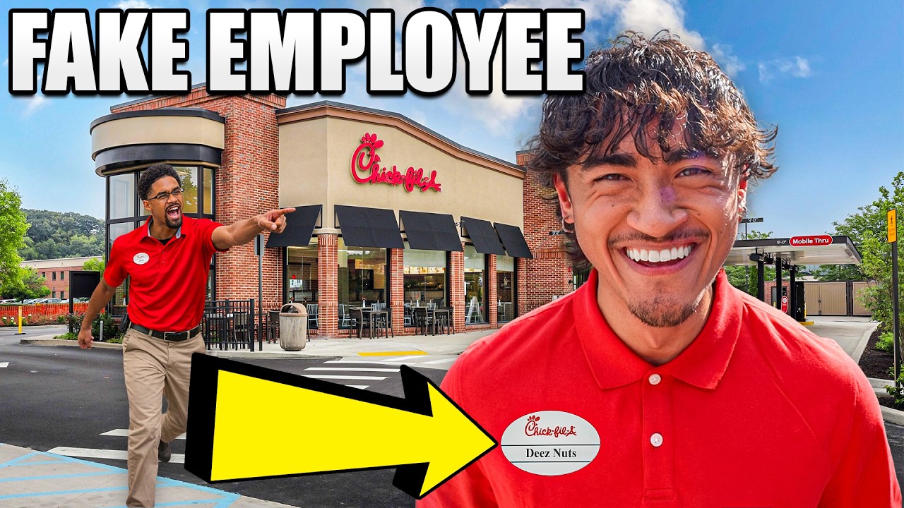 FAKE Chick Fil A Employee Prank *CAUGHT*