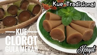 Kue Clorot Gula Merah kue tradisional Khas Purworejo yang kenyal dan legit