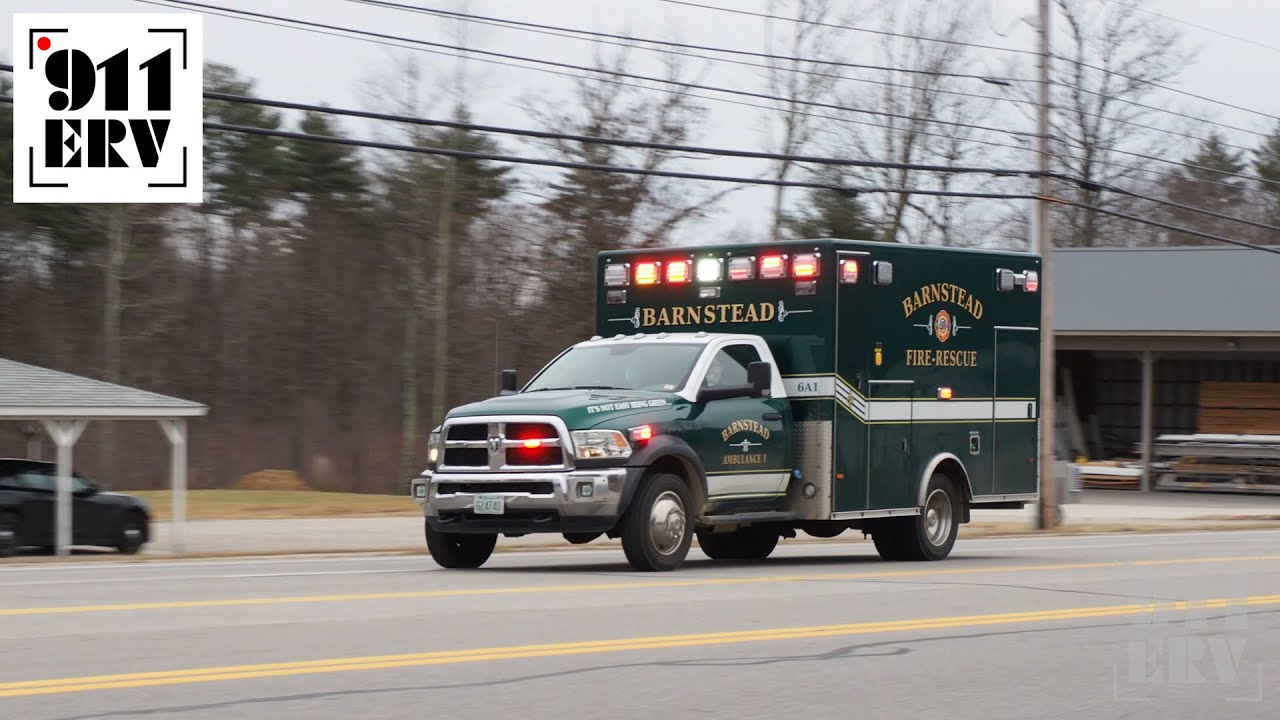 Barnstead Fire Responding Ambulance 1 YouTube