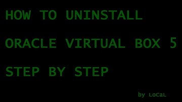 How to Uninstall oracle virtual box 5 step by step|| Local Global Way ( by LoCaL )