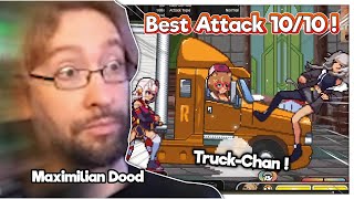 Even the Biggest Fighting Game Youtuber APPROVED Risu's Isekai Truck ! (ft. Maximilian Dood)