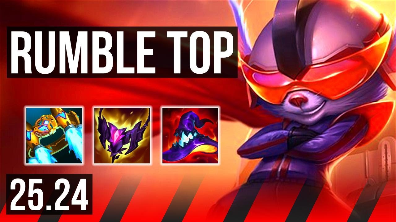 RUMBLE vs RENEKTON (TOP) | Perfect KDA: 13/0/6 | KR Master | 25.24