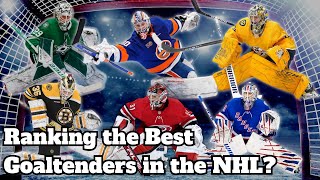 The Top 5 Goaltenders in the NHL RANKED by Ben McGreevy Sports 90 views 8 months ago 27 minutes
