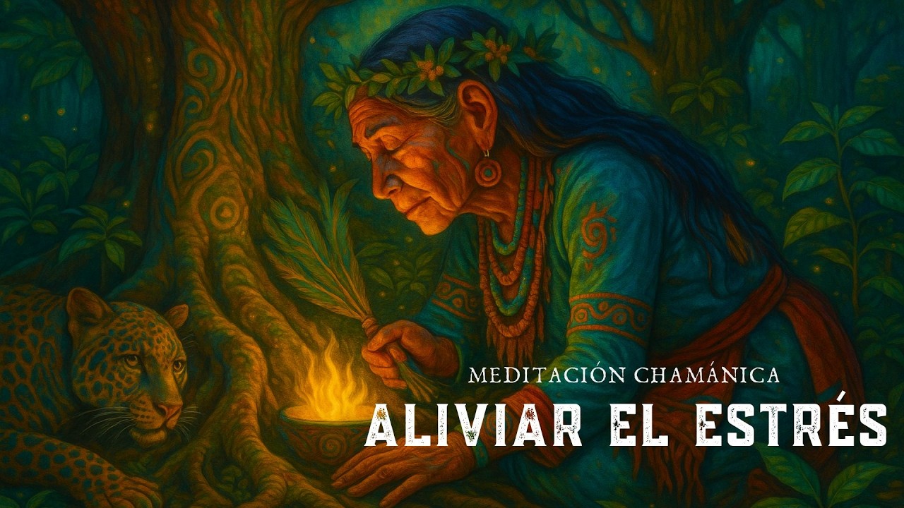 Música de meditación chamánica para aliviar el estrés | Milagros, energía y equilibrio cósmico