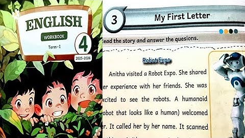 My First Letter 4th standard English Workbook term1 unit3 answers (2025-26) @illanthendral7