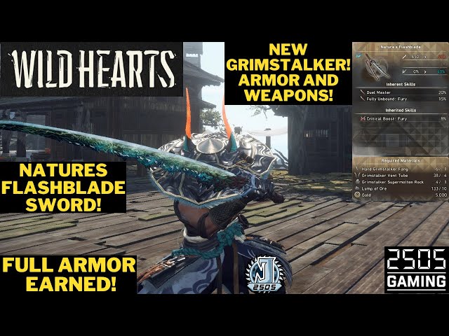 Wild Hearts March 23rd Update Introduces Grimstalker, Fulgent Armor Set And  More