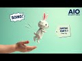 Make a Paper Jumping Rabbit That Really Jumps! 🐰 #origami #papercraft #magiccraft