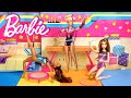 Barbie Dolls Gymnastics Competition Routine - Skipper Saves the Day!