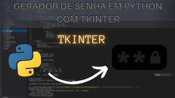 Gerador de senha em python (tkinter)