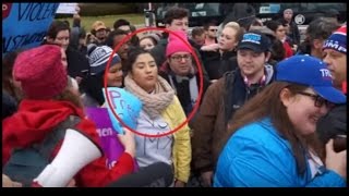Anti Trumper Sets Trump Supporters Hair on Fire