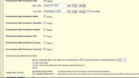 Create an Assignment on WileyPlus