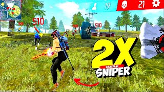 2x Sniper On Fire🔥 Op Solo vs Squad Gameplay😱💪 21 Kills🎯 Garena Free Fire