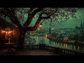 A Quiet Night Over an Old European River | Dark Academia Ambience for Study