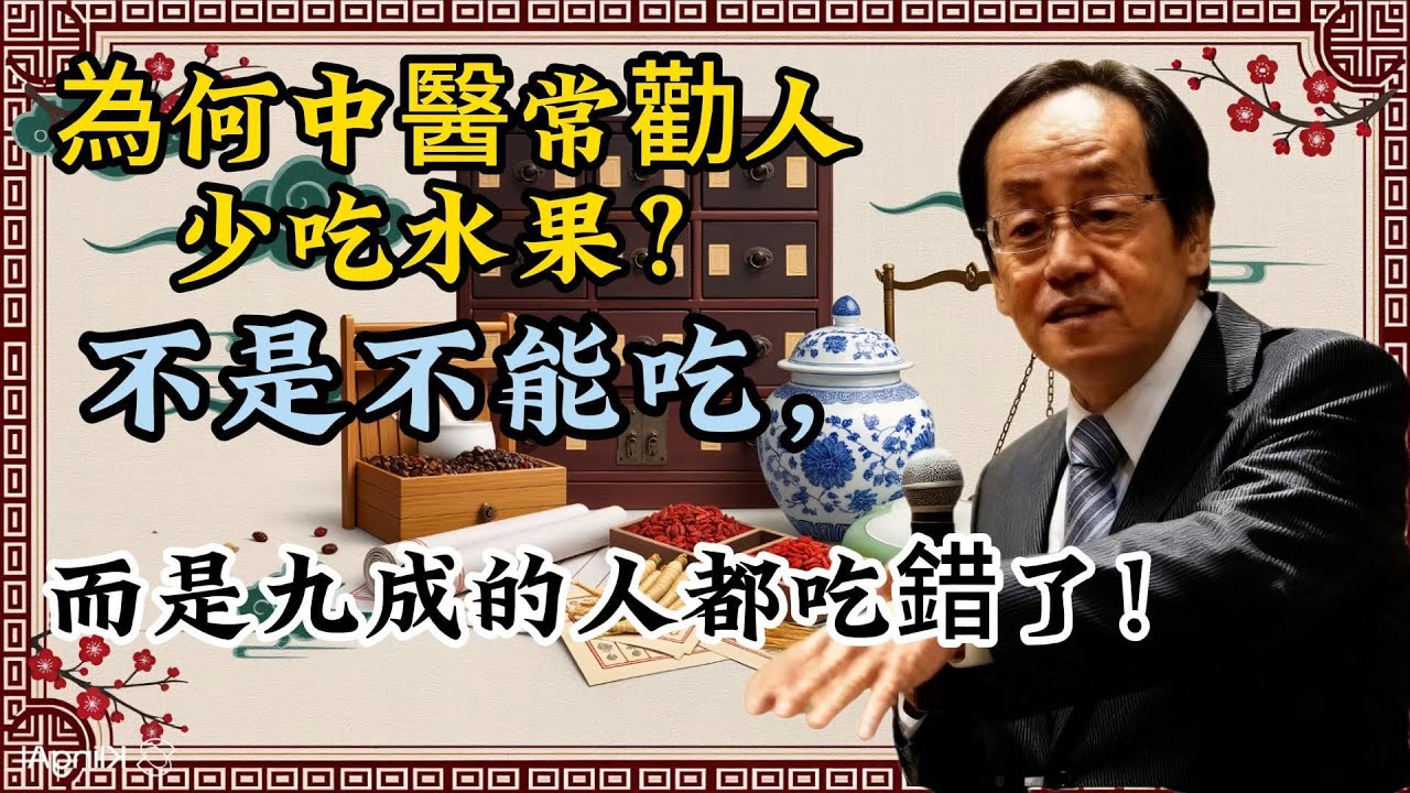 倪海厦：為何中醫常勸人少吃水果？不是不能吃，而是九成的人都吃錯了！#中醫#養生#健康